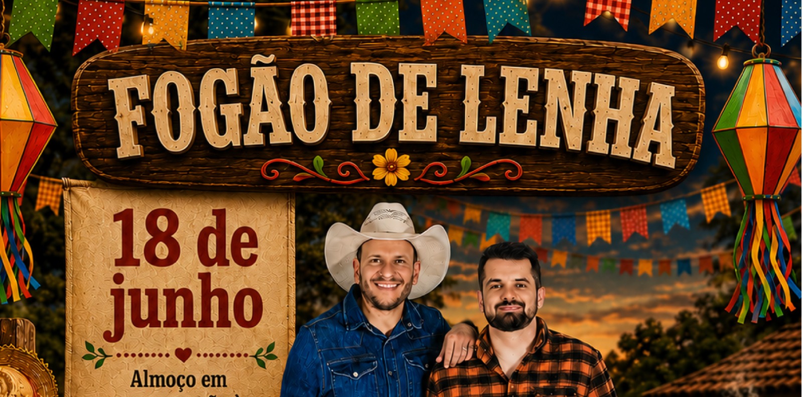 Festa Junina Fogão de Lenha